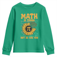 Funny Math Teacher Back To School Youth Sweatshirt Math Is Tough But So Are You - Wonder Print Shop