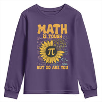 Funny Math Teacher Back To School Youth Sweatshirt Math Is Tough But So Are You - Wonder Print Shop