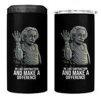 Funny Math Teacher 4 in 1 Can Cooler Tumbler Be Like Subtraction And Make A Difference