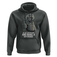 Funny Math Teacher Hoodie Be Like Subtraction And Make A Difference - Wonder Print Shop