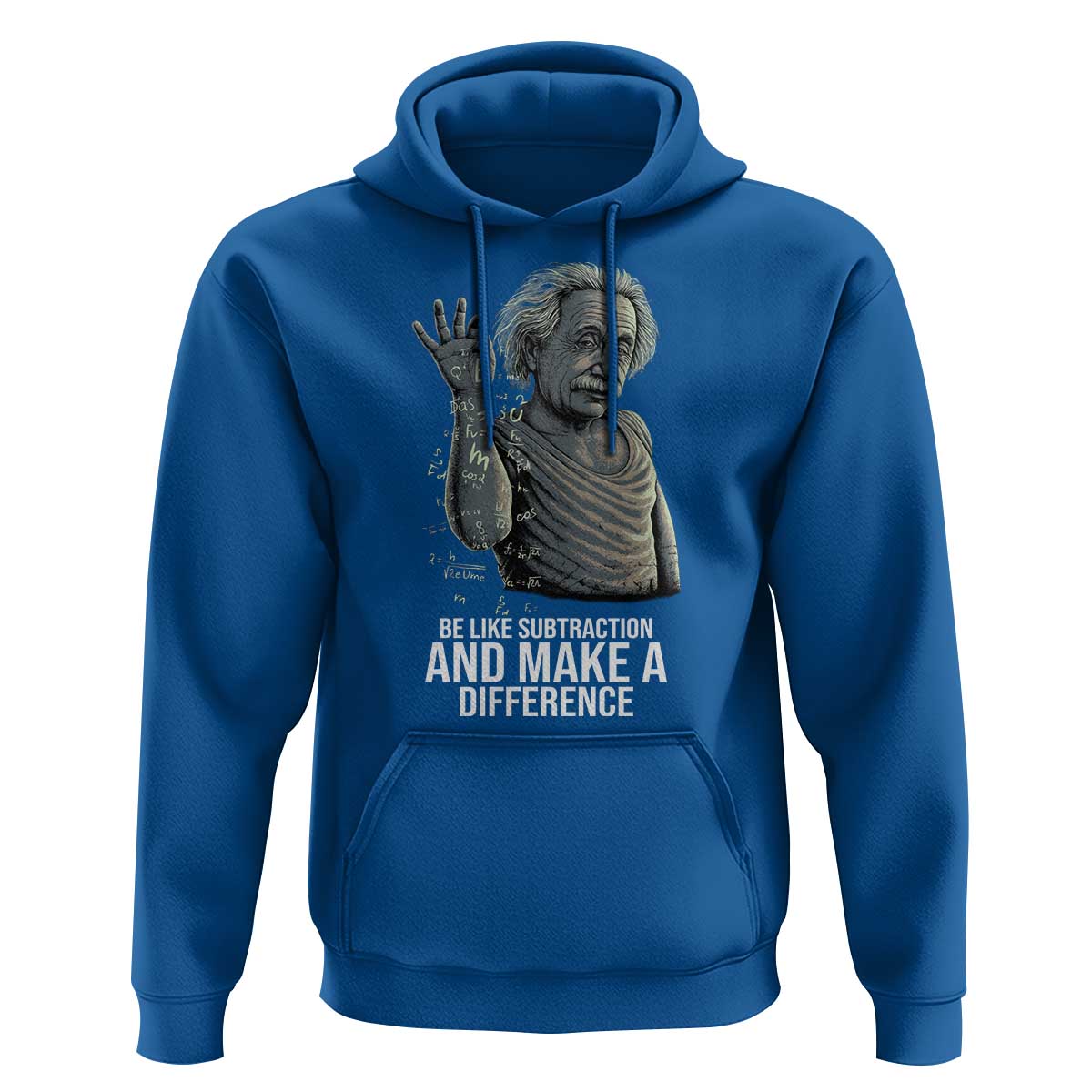 Funny Math Teacher Hoodie Be Like Subtraction And Make A Difference - Wonder Print Shop