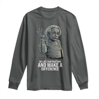 Funny Math Teacher Long Sleeve Shirt Be Like Subtraction And Make A Difference - Wonder Print Shop