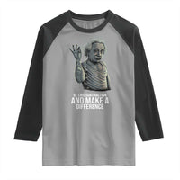 Funny Math Teacher Raglan Shirt Be Like Subtraction And Make A Difference - Wonder Print Shop