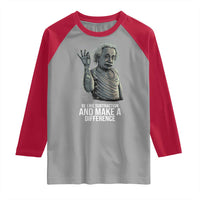 Funny Math Teacher Raglan Shirt Be Like Subtraction And Make A Difference - Wonder Print Shop