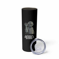 Funny Math Teacher Skinny Tumbler Be Like Subtraction And Make A Difference