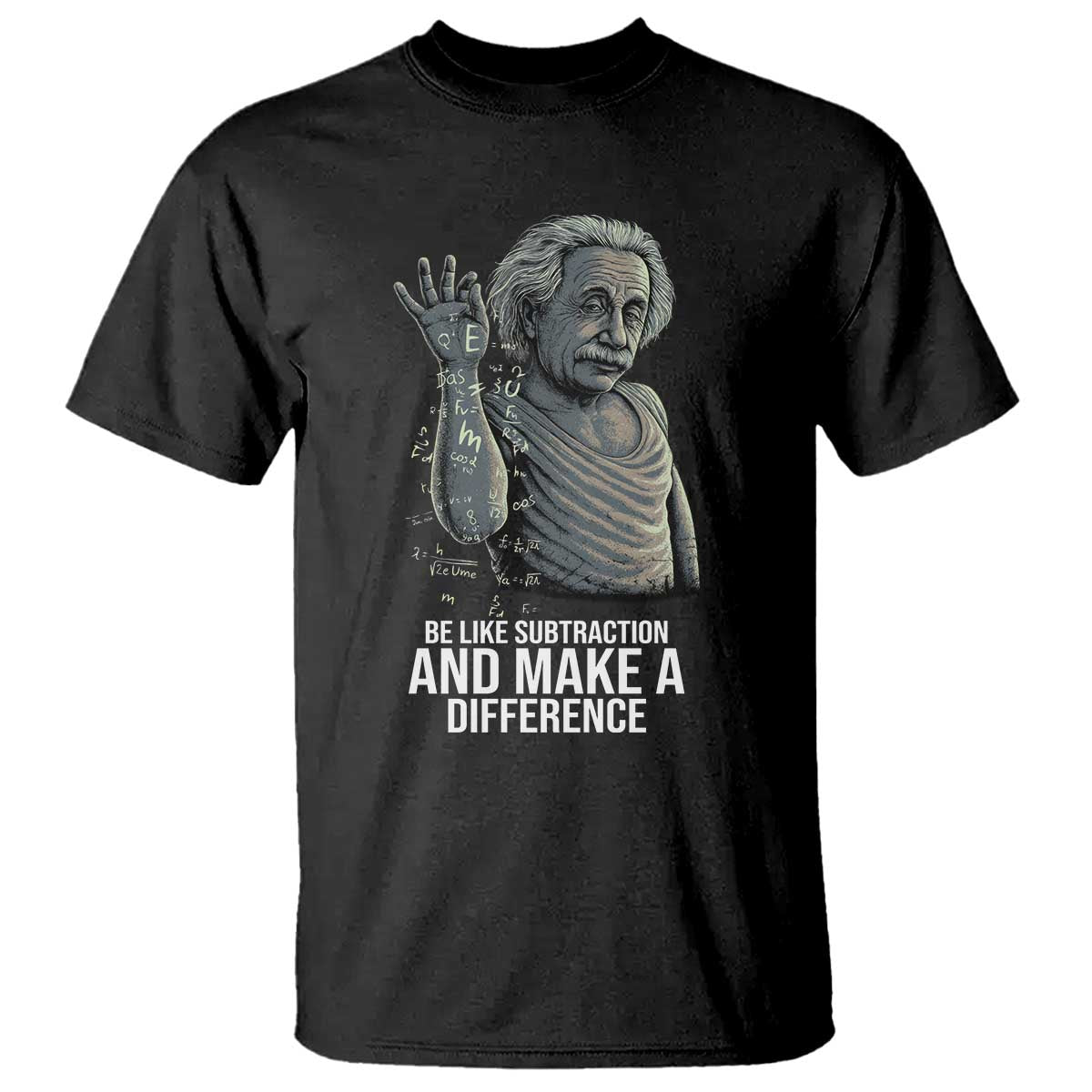 Funny Math Teacher T Shirt Be Like Subtraction And Make A Difference - Wonder Print Shop