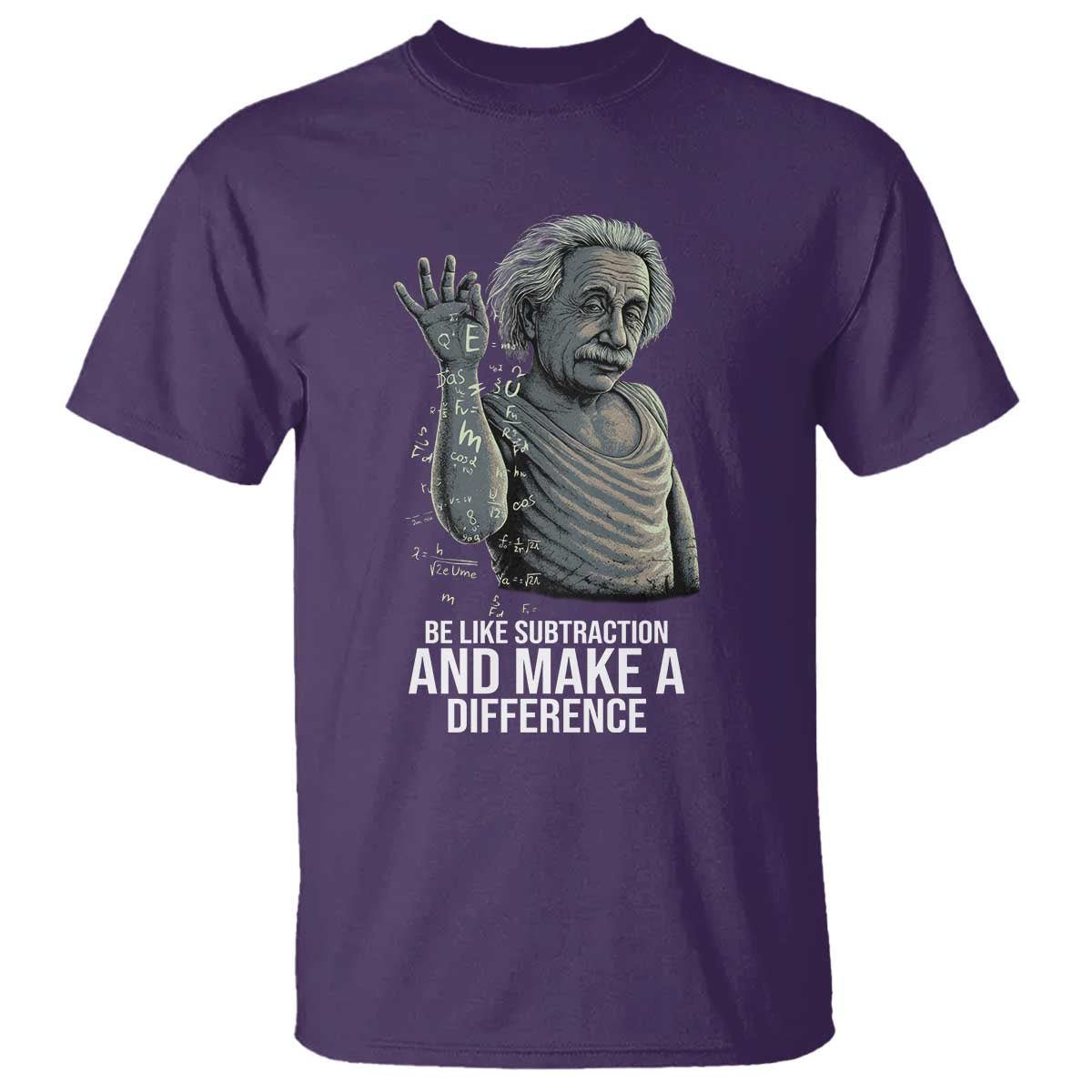 Funny Math Teacher T Shirt Be Like Subtraction And Make A Difference - Wonder Print Shop