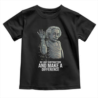 Funny Math Teacher Toddler T Shirt Be Like Subtraction And Make A Difference - Wonder Print Shop