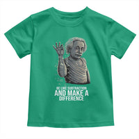 Funny Math Teacher Toddler T Shirt Be Like Subtraction And Make A Difference - Wonder Print Shop