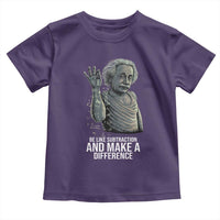 Funny Math Teacher Toddler T Shirt Be Like Subtraction And Make A Difference - Wonder Print Shop