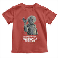 Funny Math Teacher Toddler T Shirt Be Like Subtraction And Make A Difference - Wonder Print Shop
