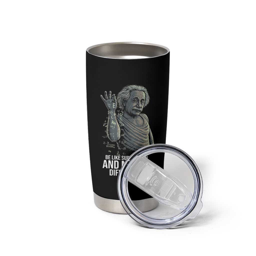 Funny Math Teacher Tumbler Cup Be Like Subtraction And Make A Difference