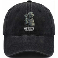 Funny Math Teacher Washed Cotton Baseball Cap Be Like Subtraction And Make A Difference