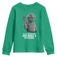 Funny Math Teacher Youth Sweatshirt Be Like Subtraction And Make A Difference - Wonder Print Shop