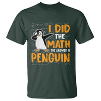 Funny Penguin Math Lover T Shirt I Did The Math The Answer Is Penguin - Wonder Print Shop