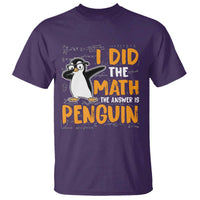 Funny Penguin Math Lover T Shirt I Did The Math The Answer Is Penguin - Wonder Print Shop