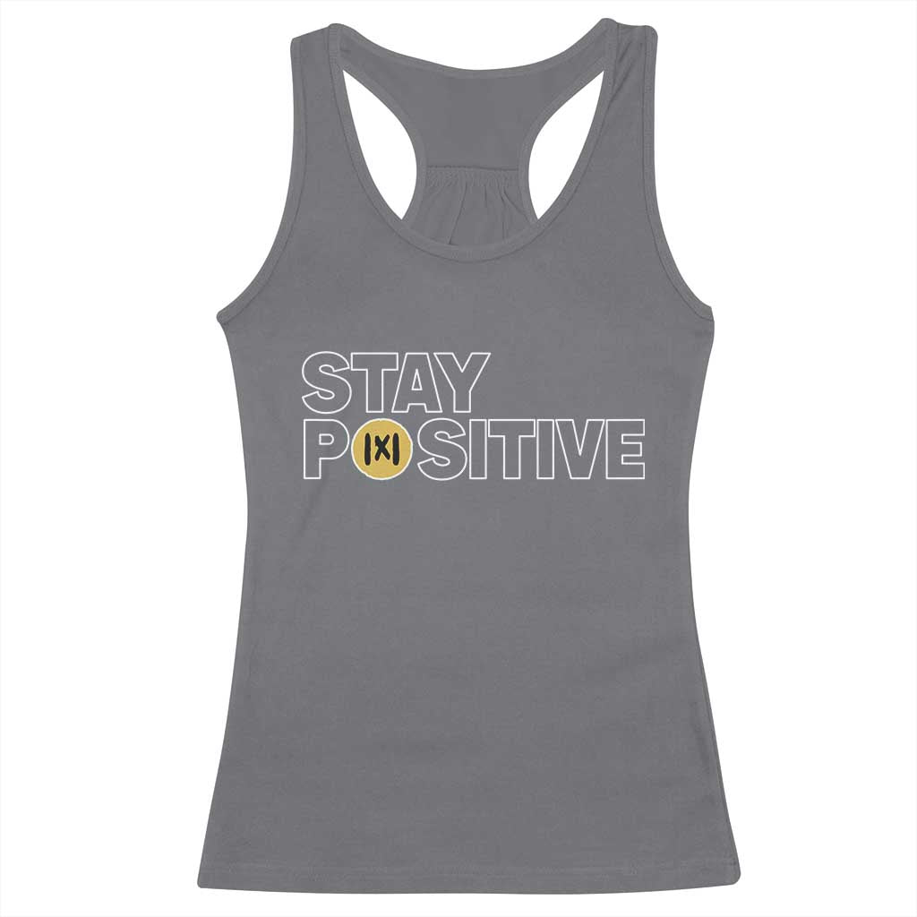 Funny Math Racerback Tank Top Absolute Value Stay Positive - Wonder Print Shop
