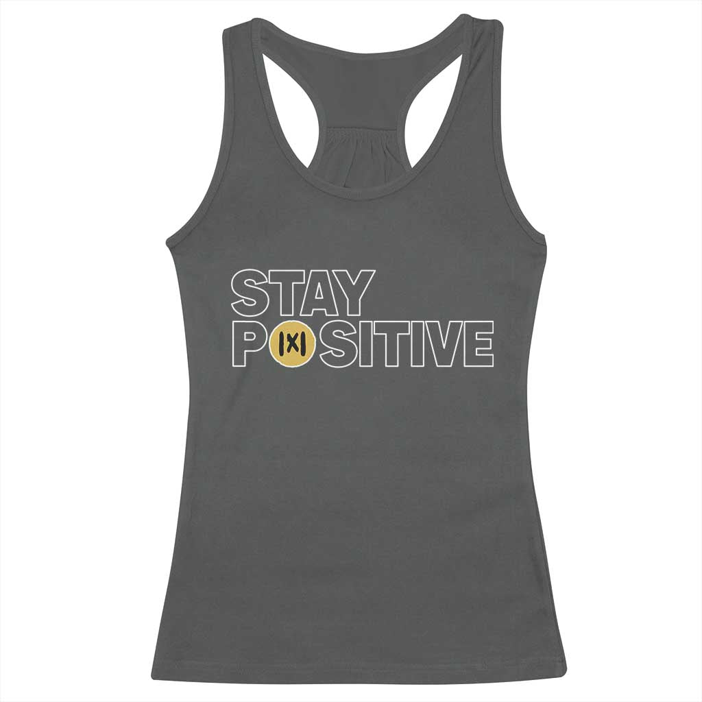 Funny Math Racerback Tank Top Absolute Value Stay Positive - Wonder Print Shop