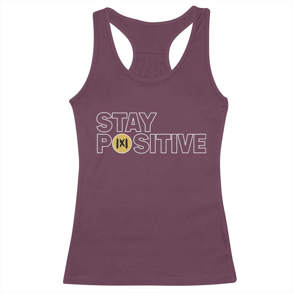 Funny Math Racerback Tank Top Absolute Value Stay Positive - Wonder Print Shop