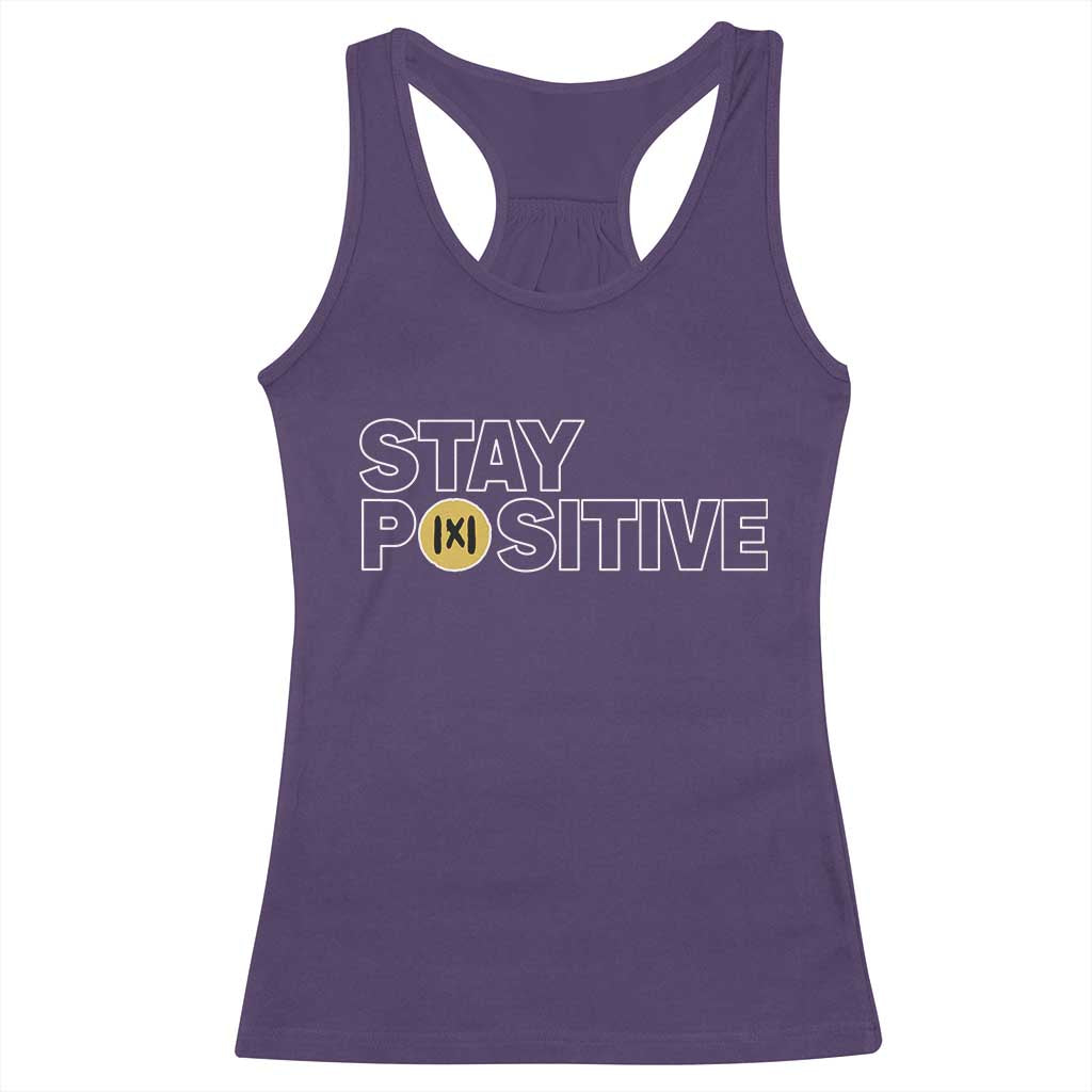 Funny Math Racerback Tank Top Absolute Value Stay Positive - Wonder Print Shop