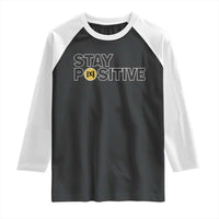 Funny Math Raglan Shirt Absolute Value Stay Positive - Wonder Print Shop