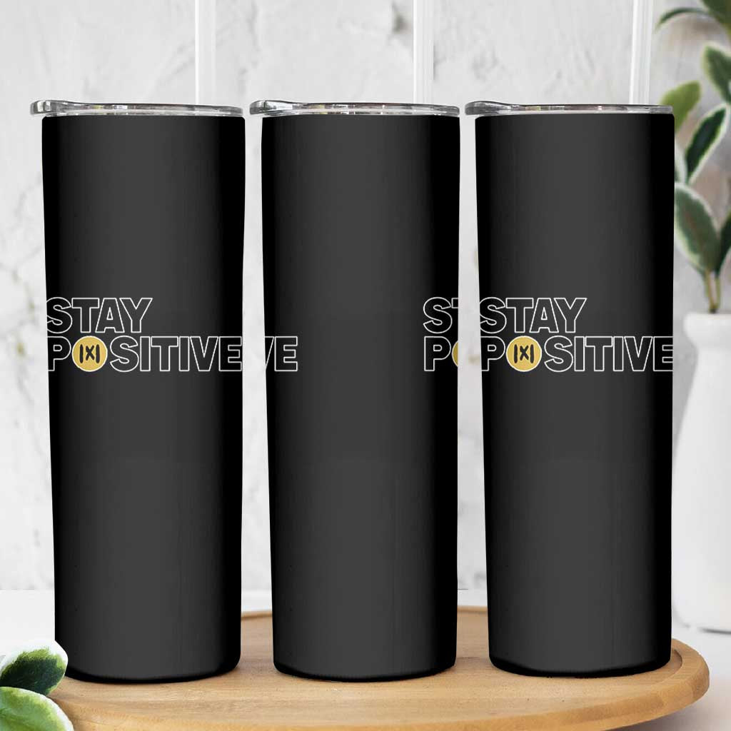 Funny Math Skinny Tumbler Absolute Value Stay Positive