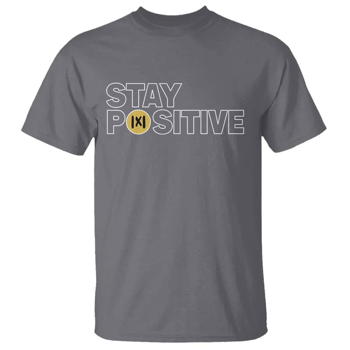 Funny Math T Shirt Absolute Value Stay Positive - Wonder Print Shop