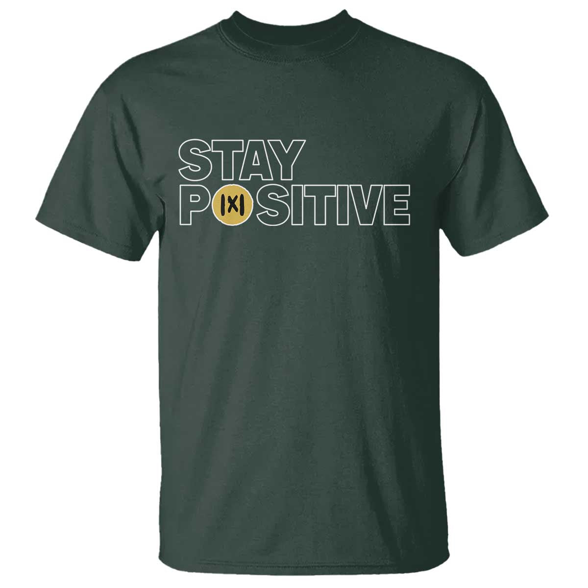 Funny Math T Shirt Absolute Value Stay Positive - Wonder Print Shop
