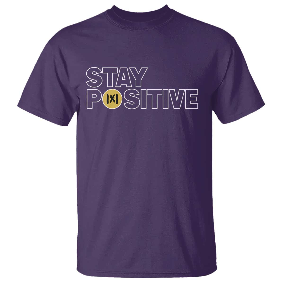 Funny Math T Shirt Absolute Value Stay Positive - Wonder Print Shop