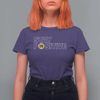 Funny Math T Shirt For Women Absolute Value Stay Positive - Wonder Print Shop