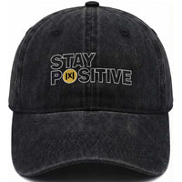 Funny Math Washed Cotton Baseball Cap Absolute Value Stay Positive