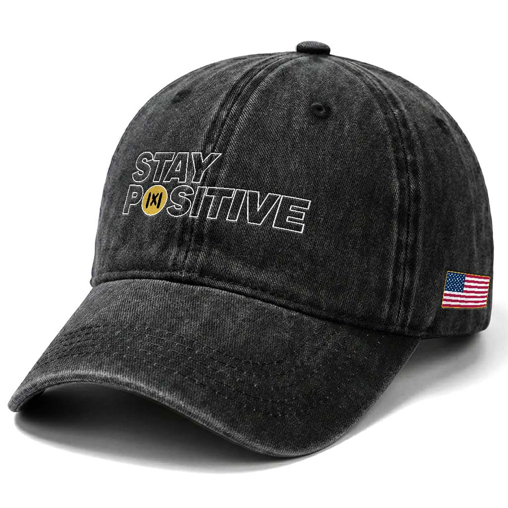 Funny Math Washed Cotton Baseball Cap Absolute Value Stay Positive
