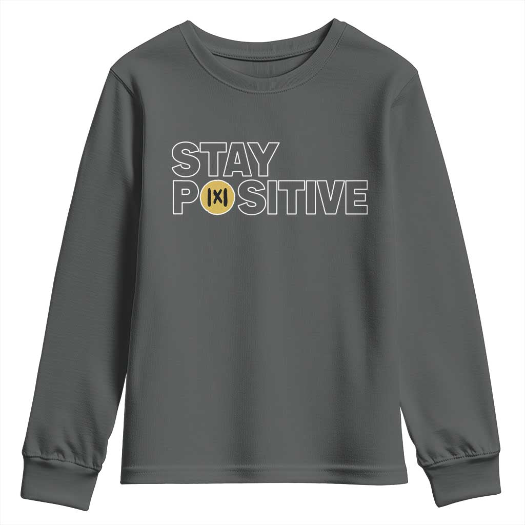 Funny Math Youth Sweatshirt Absolute Value Stay Positive - Wonder Print Shop