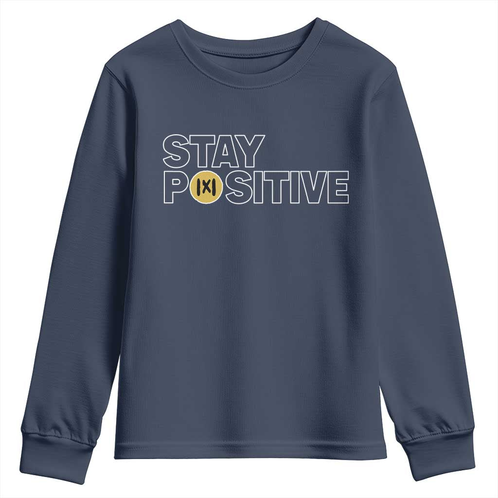Funny Math Youth Sweatshirt Absolute Value Stay Positive - Wonder Print Shop