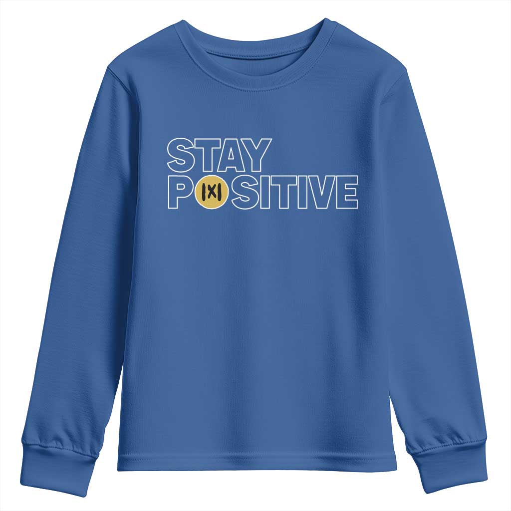 Funny Math Youth Sweatshirt Absolute Value Stay Positive - Wonder Print Shop