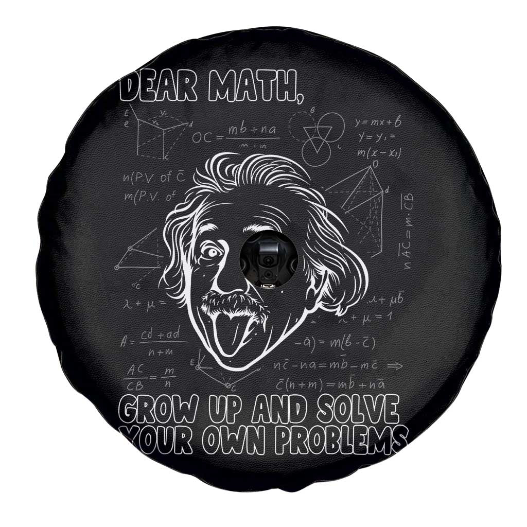 Dear Math Grow Up And Solve Your Own Problems Spare Tire Cover Funny Math Saying - Wonder Print Shop