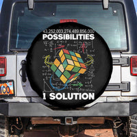 Funny Speed Cubing Spare Tire Cover One Solution Math Puzzle Cube - Wonder Print Shop