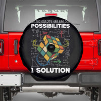 Funny Speed Cubing Spare Tire Cover One Solution Math Puzzle Cube - Wonder Print Shop