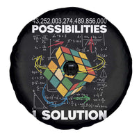 Funny Speed Cubing Spare Tire Cover One Solution Math Puzzle Cube - Wonder Print Shop