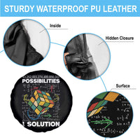 Funny Speed Cubing Spare Tire Cover One Solution Math Puzzle Cube - Wonder Print Shop