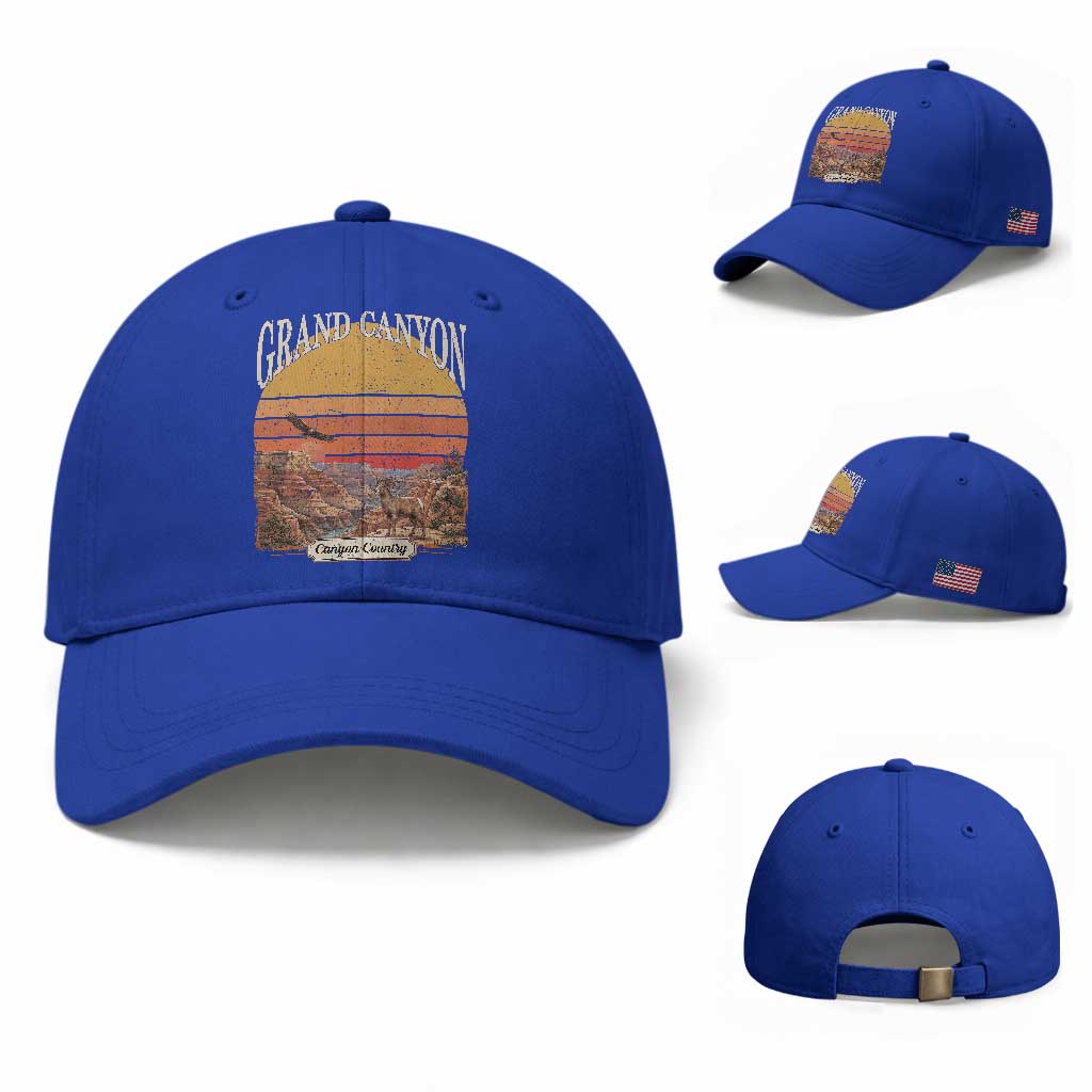 Grand Canyon Arizona 90s Desert Sunset Nostalgia Hiking Baseball Cap