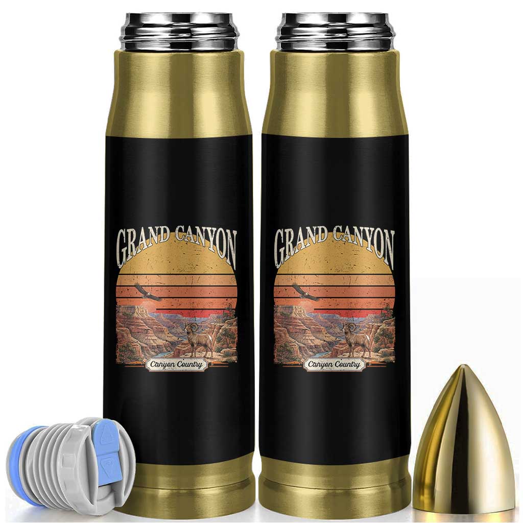 Grand Canyon Arizona 90s Desert Sunset Nostalgia Hiking Bullet Tumbler