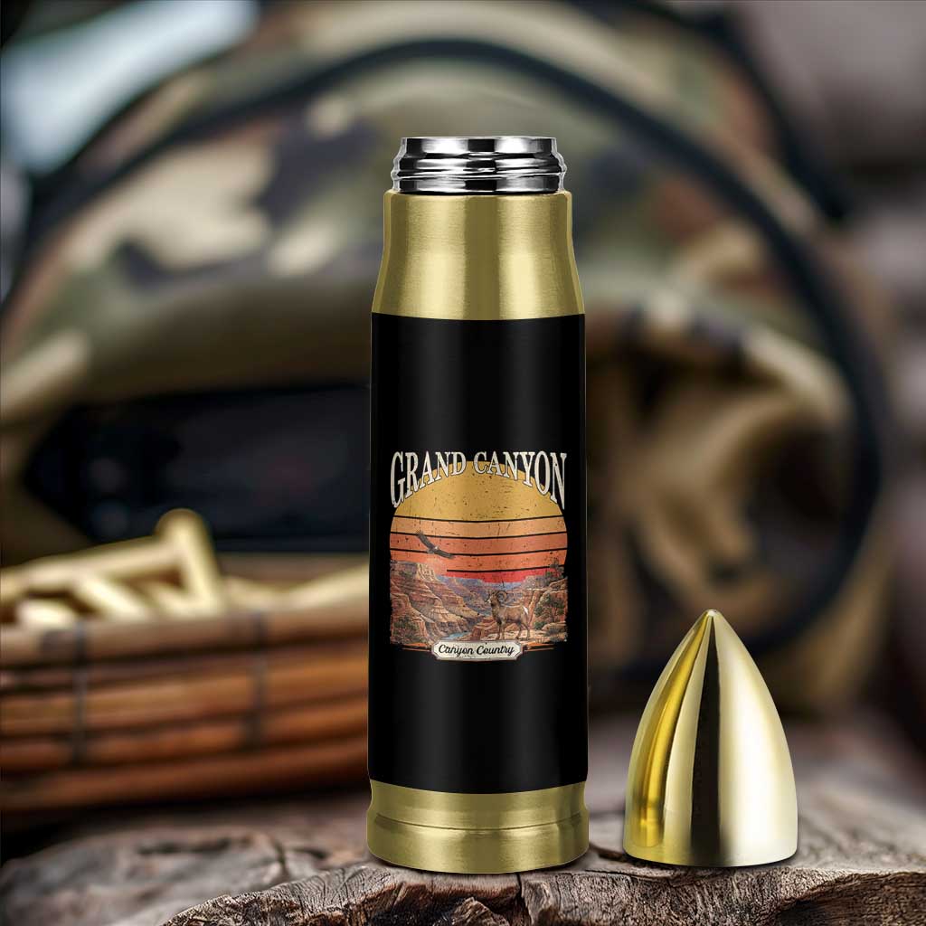 Grand Canyon Arizona 90s Desert Sunset Nostalgia Hiking Bullet Tumbler