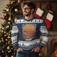 Grand Canyon Arizona 90s Desert Sunset Nostalgia Hiking Ugly Christmas Sweater