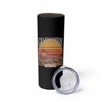 Grand Canyon Arizona 90s Desert Sunset Nostalgia Hiking Skinny Tumbler