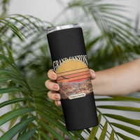 Grand Canyon Arizona 90s Desert Sunset Nostalgia Hiking Skinny Tumbler