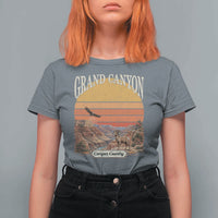 Grand Canyon Arizona 90s Desert Sunset Nostalgia Hiking T Shirt For Women