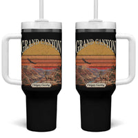 Grand Canyon Arizona 90s Desert Sunset Nostalgia Hiking Tumbler With Handle