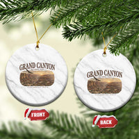 Grand Canyon National Park Arizona Established 1919 Ceramic Ornament Retro Deer Wildlife Nature Hiking Southwest Souvenir