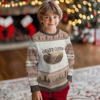 Grand Canyon National Park Arizona Established 1919 Ugly Christmas Sweater Retro Deer Wildlife Nature Hiking Southwest Souvenir